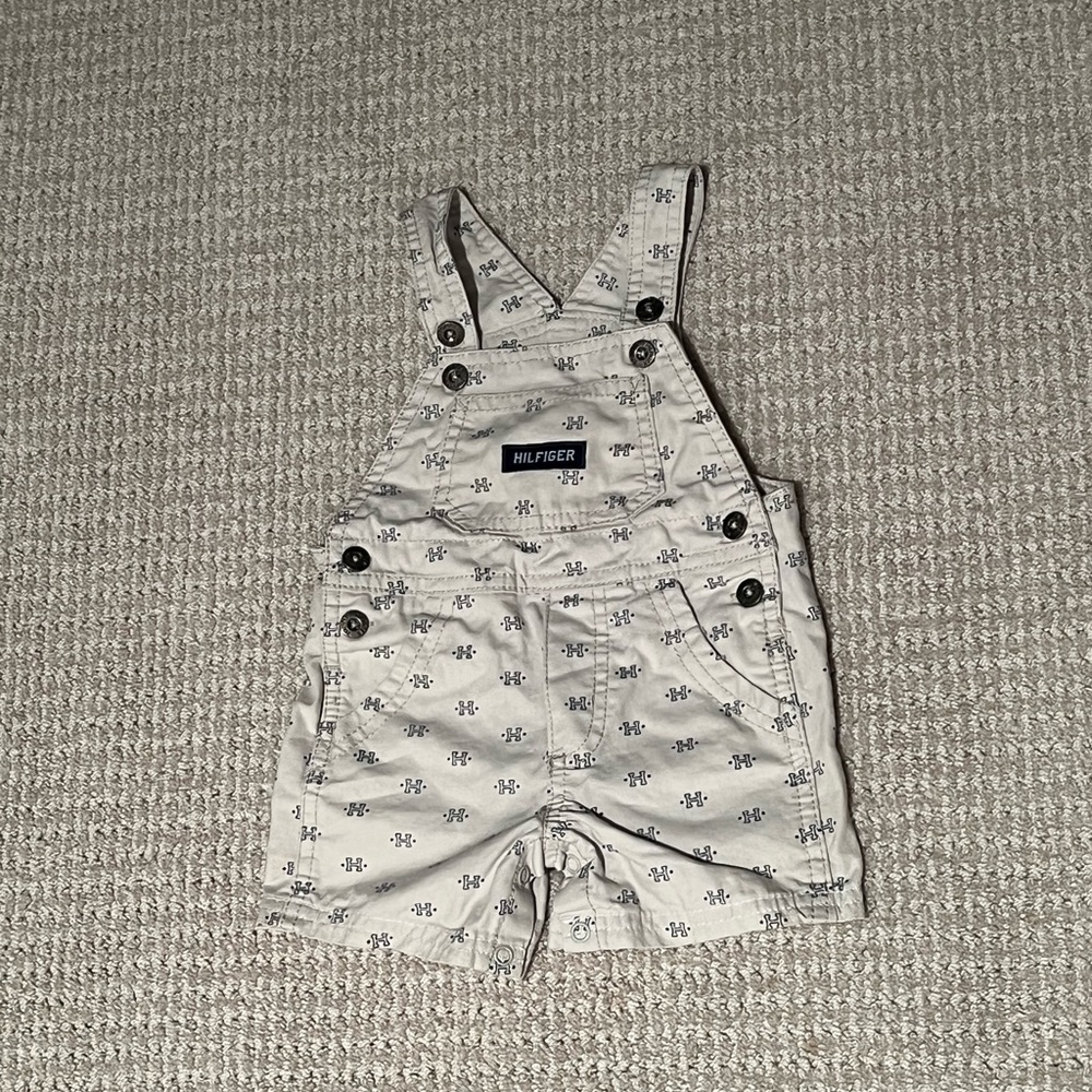 Tommy Hilfiger Kids Cream Overalls